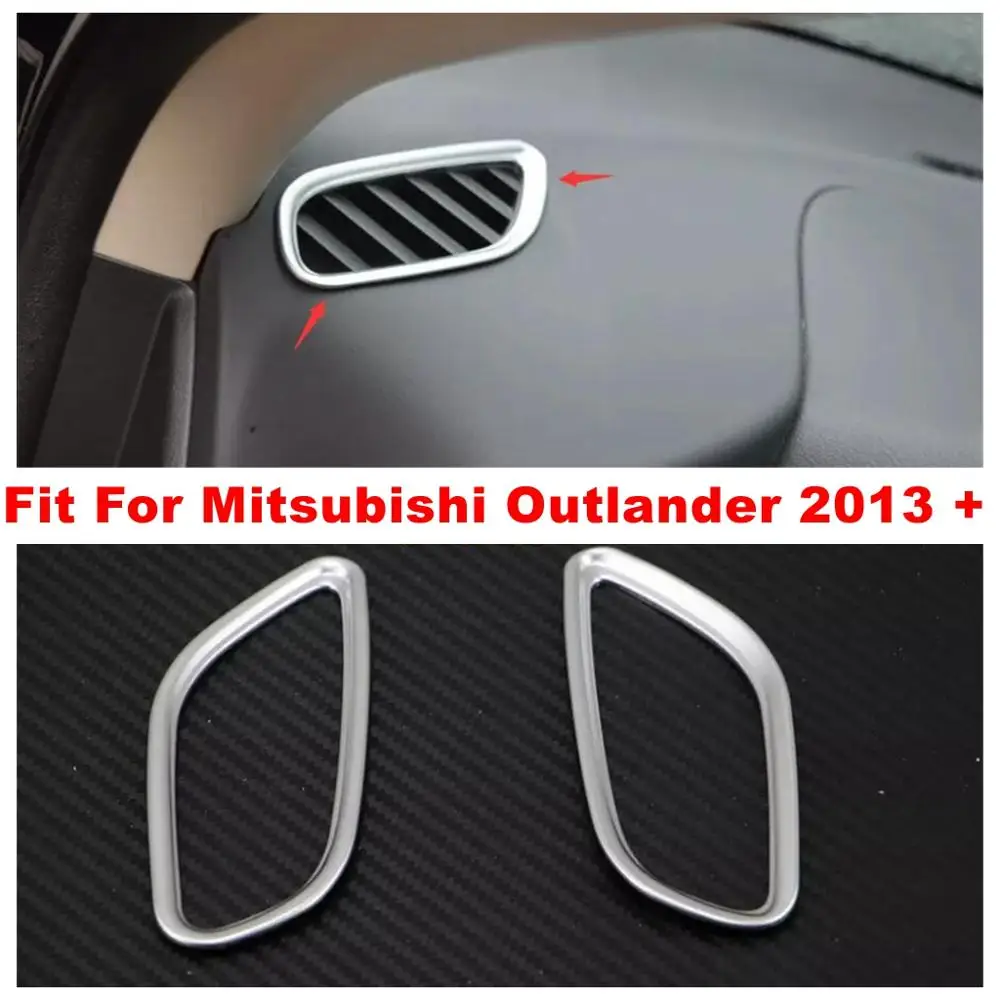 Dashboard Upper Air Conditioning AC Outlet Vent Frame Decoration Cover Trim Fit For Mitsubishi Outlander 2013 - 2019 Matte Style
Dashboard Upper Air Conditioning AC Outlet Vent Frame Decoration Cover Trim Fit For Mitsubishi Outlander 2013 - 2019 Matte Style
