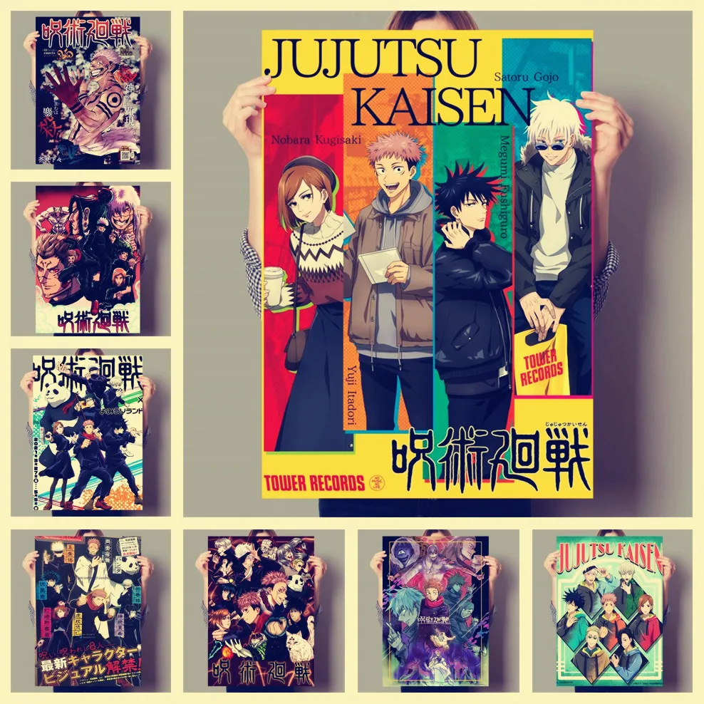 Anime Jujutsu Kaisen Poster Gojo Satoru Decoration Wall Art Decor Painting Home Decor Bar Room Wall Decor Quality Canvas Poster
Anime Jujutsu Kaisen Poster Gojo Satoru Decoration Wall Art Decor Painting Home Decor Bar Room Wall Decor Quality Canvas Poster