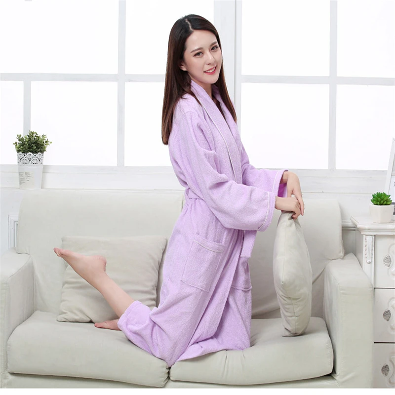 Women New Cotton Robe Toweling Terry Kimono Gown Long Sleeve Bathrobe Gown Femme Loose Nightgown Casual Intimate Lingerie
Women New Cotton Robe Toweling Terry Kimono Gown Long Sleeve Bathrobe Gown Femme Loose Nightgown Casual Intimate Lingerie