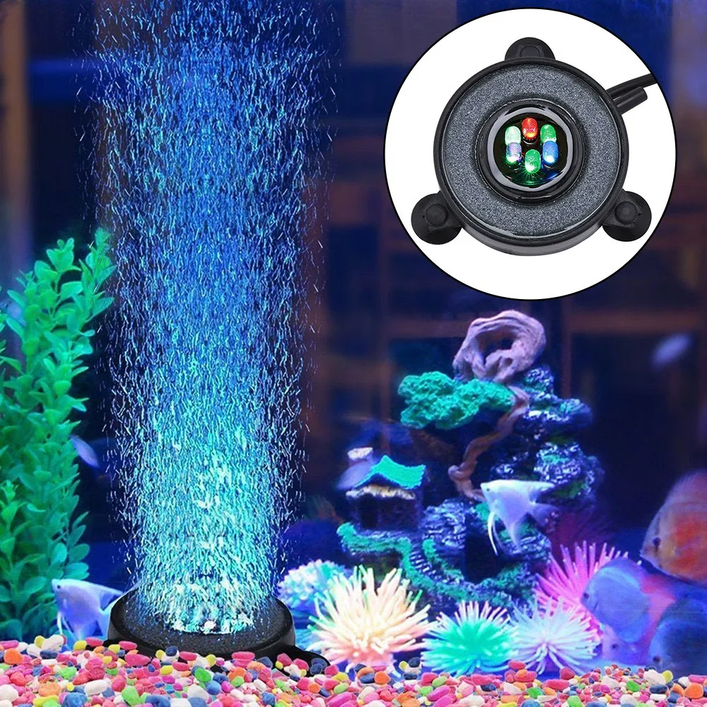 Aquarium Air Bubble Light Colorful Led Lamp for Fish Tank Aquarium Underwater Decoration Light Aquarium Accessories
Aquarium Air Bubble Light Colorful Led Lamp for Fish Tank Aquarium Underwater Decoration Light Aquarium Accessories