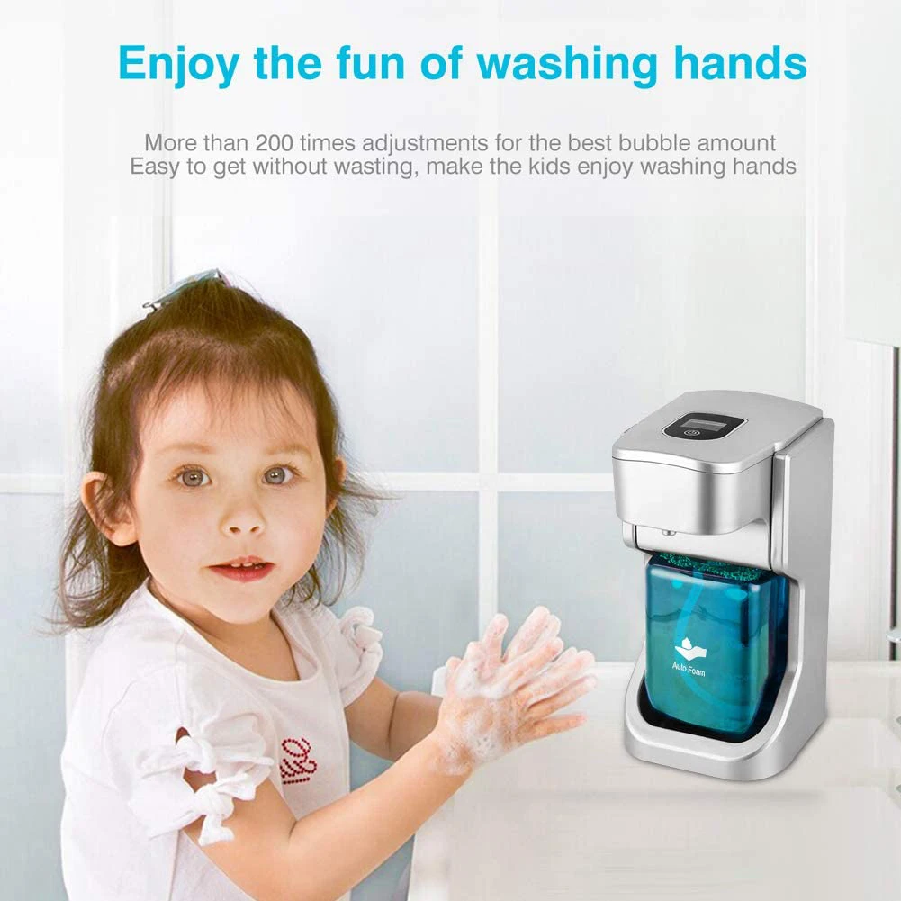 Smart Foam Liquid Soap Dispenser Intelligent Induction Touchless Sanitizer Sterilizing Household Hotel Cleaner Necessities
Smart Foam Liquid Soap Dispenser Intelligent Induction Touchless Sanitizer Sterilizing Household Hotel Cleaner Necessities