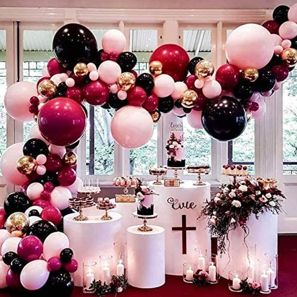 138pcs Birthday Party Decoration Fuchsia Balloon Garland Arch Kit for Wedding Baby Shower Graduation Anniversary Party Supplies
138pcs Birthday Party Decoration Fuchsia Balloon Garland Arch Kit for Wedding Baby Shower Graduation Anniversary Party Supplies
