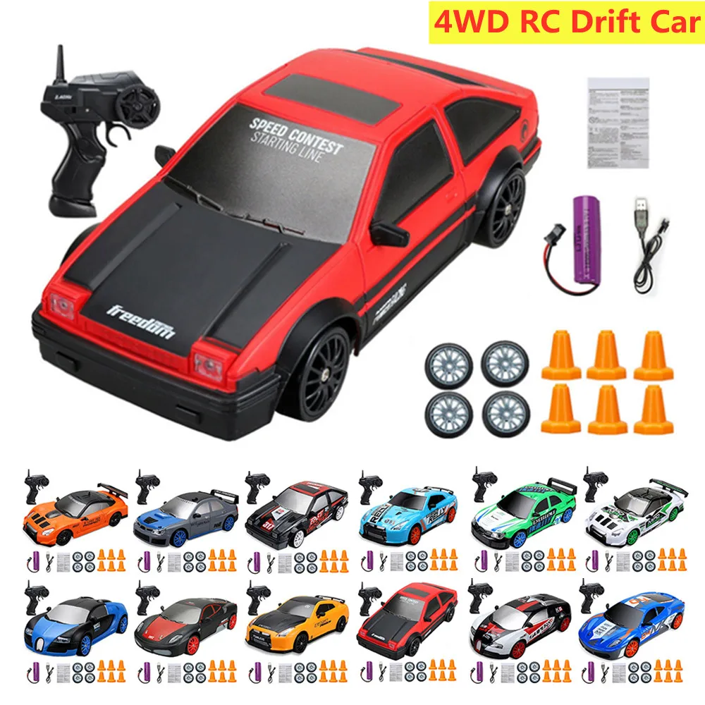 4WD RC Drift Car Toy 2.4G Rapid Drift Racing Car Remote Control GTR Model AE86 Car Vehicle Car Toys Remote Control Vehicle Toys
4WD RC Drift Car Toy 2.4G Rapid Drift Racing Car Remote Control GTR Model AE86 Car Vehicle Car Toys Remote Control Vehicle Toys