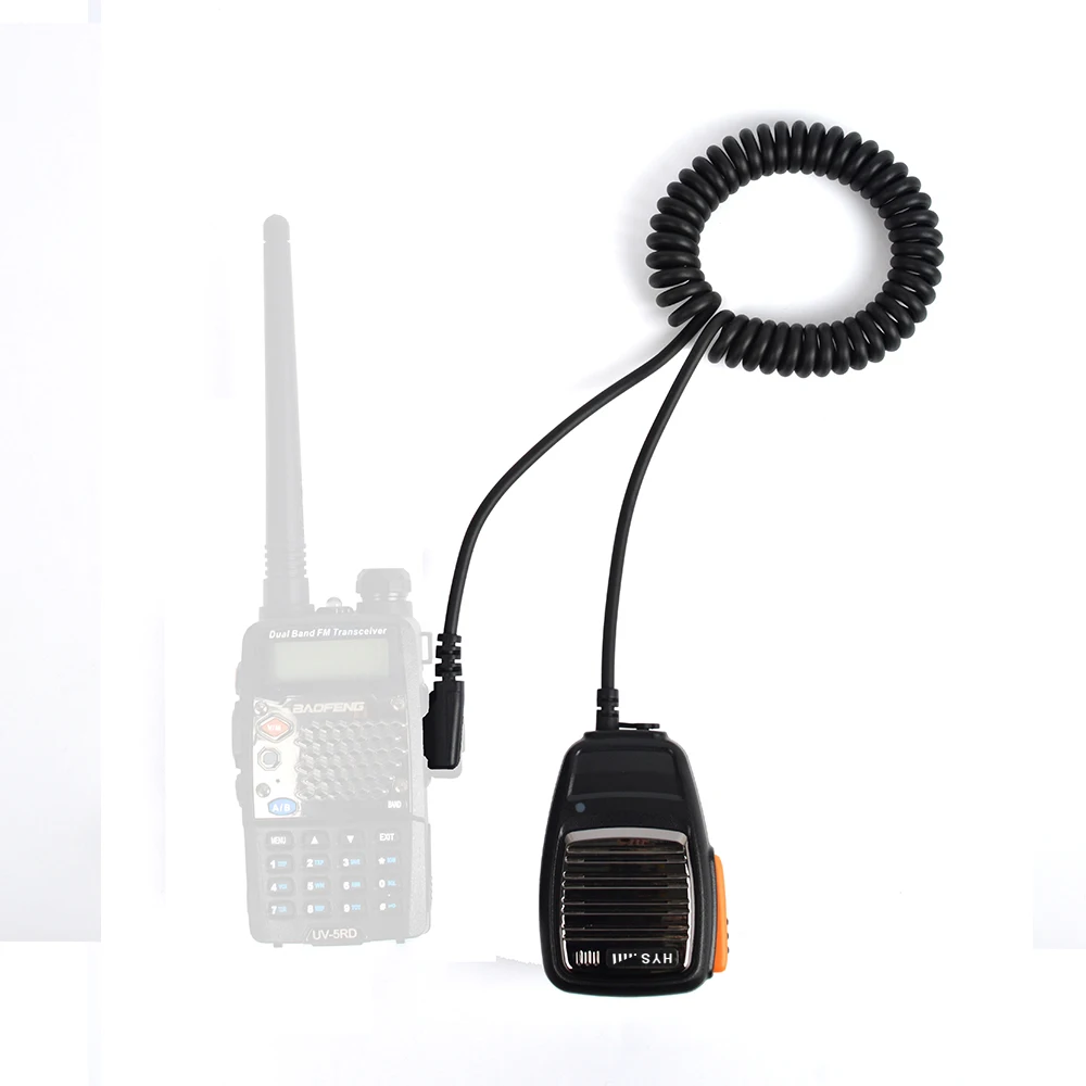 HYS R02 Walkie Talkie Handheld Speaker Mic Shoulder Microphone for Baofeng UV-5R BF-888S UV-5RB Kenwood TK-240 TK250 2 Way Radio 
HYS R02 Walkie Talkie Handheld Speaker Mic Shoulder Microphone for Baofeng UV-5R BF-888S UV-5RB Kenwood TK-240 TK250 2 Way Radio