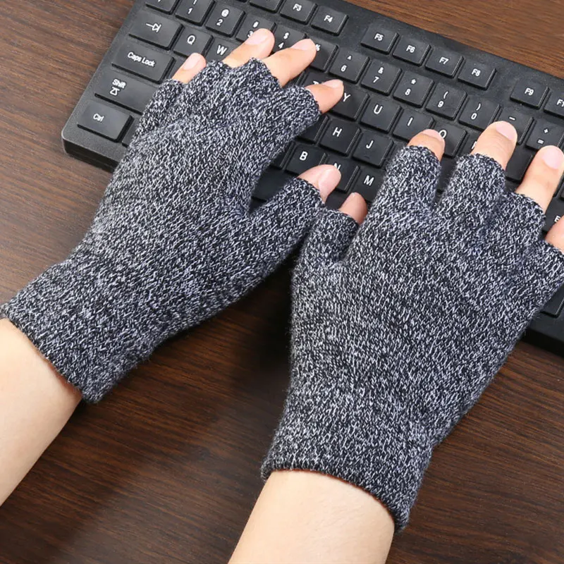 Adult Half-finger Gloves Warm Thick Woolen Gloves Unisex Men Women Solid Color Gloves Soft Elastic Windproof Convenient Winter
Adult Half-finger Gloves Warm Thick Woolen Gloves Unisex Men Women Solid Color Gloves Soft Elastic Windproof Convenient Winter