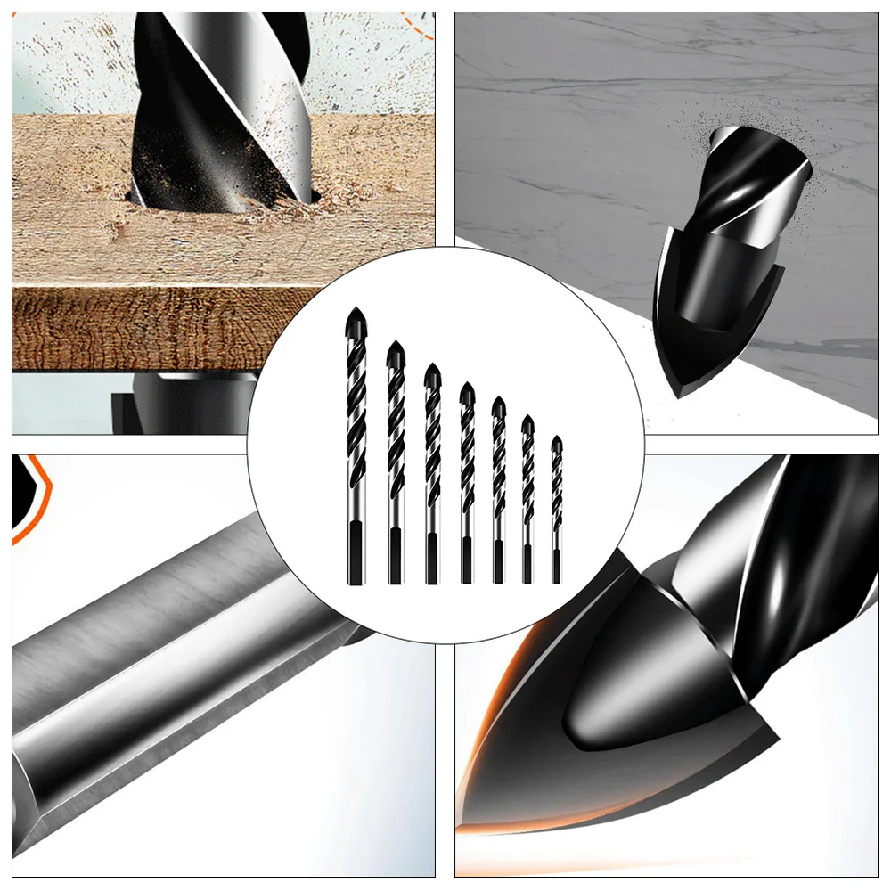 1 Set/7pcs Tile Concrete Drill Bits Hard Alloy Hole Openers Electric Drilling Bits
1 Set/7pcs Tile Concrete Drill Bits Hard Alloy Hole Openers Electric Drilling Bits