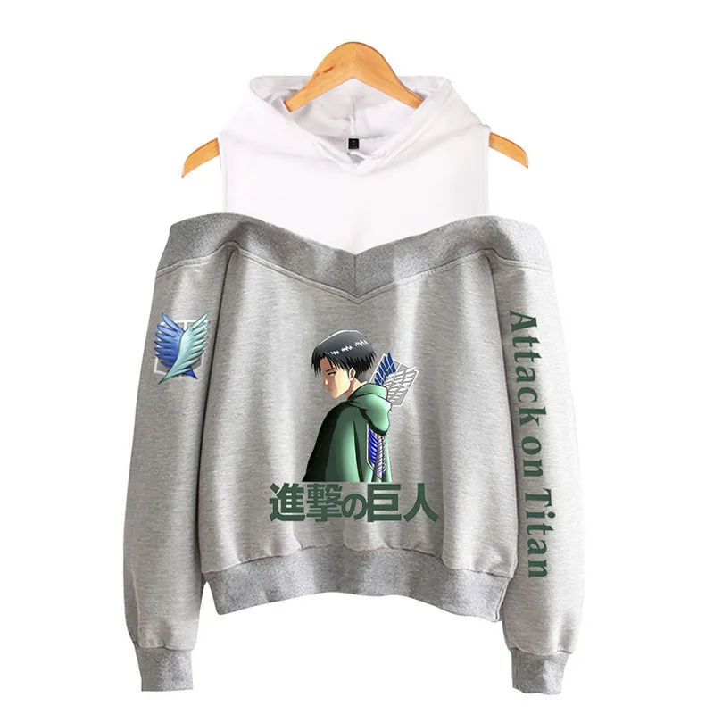 Japan Anime Attack on Titan Women Hoodies Sweatshirts Harajuku Sexy Off Shoulder Pullover Hooded Jacket Female Tracksuit Cosplay
Japan Anime Attack on Titan Women Hoodies Sweatshirts Harajuku Sexy Off Shoulder Pullover Hooded Jacket Female Tracksuit Cosplay