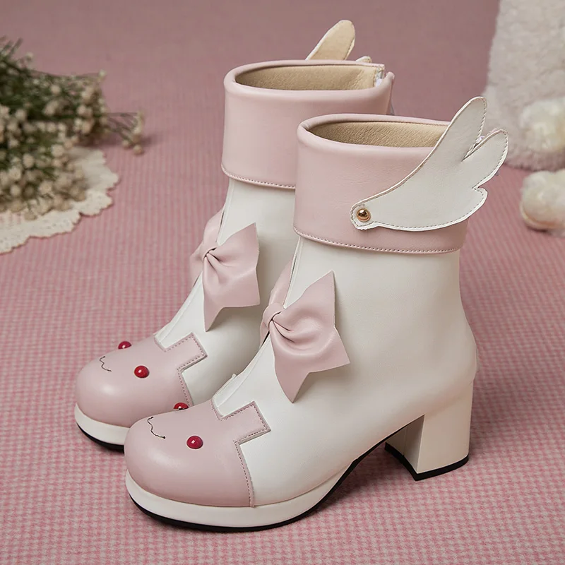 Platform Shoes for Women Autumn Winter Sweet Square Heel Round Toe Mixed Colors Handmade Ankle Short Black Boots Plus Size 28 43
Platform Shoes for Women Autumn Winter Sweet Square Heel Round Toe Mixed Colors Handmade Ankle Short Black Boots Plus Size 28 43