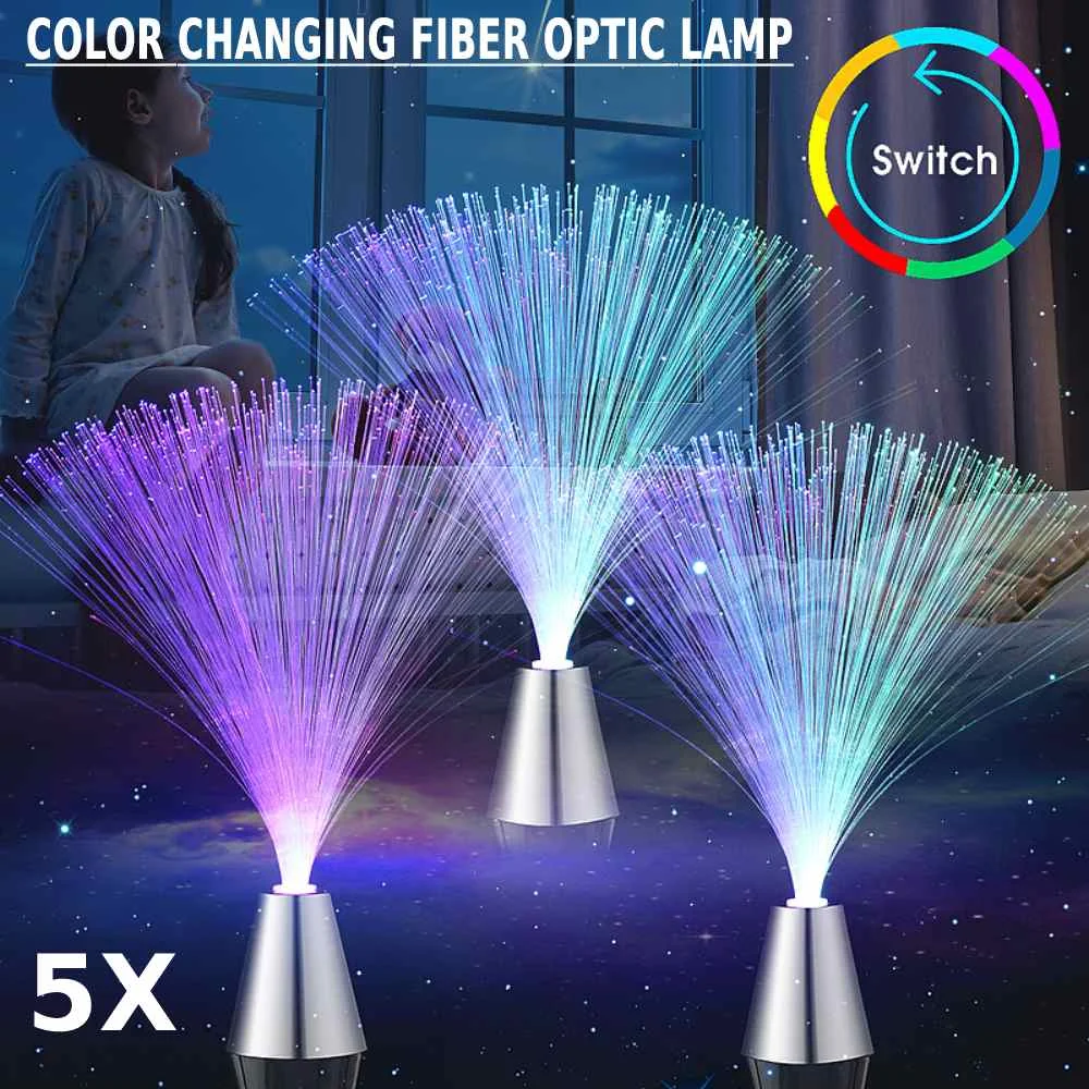 Multicolor Romantic LED Fiber Optic Lamp Flashing LED Night Light Lamp Flower Cluster Fiber Optic Light Interior Decoration
Multicolor Romantic LED Fiber Optic Lamp Flashing LED Night Light Lamp Flower Cluster Fiber Optic Light Interior Decoration