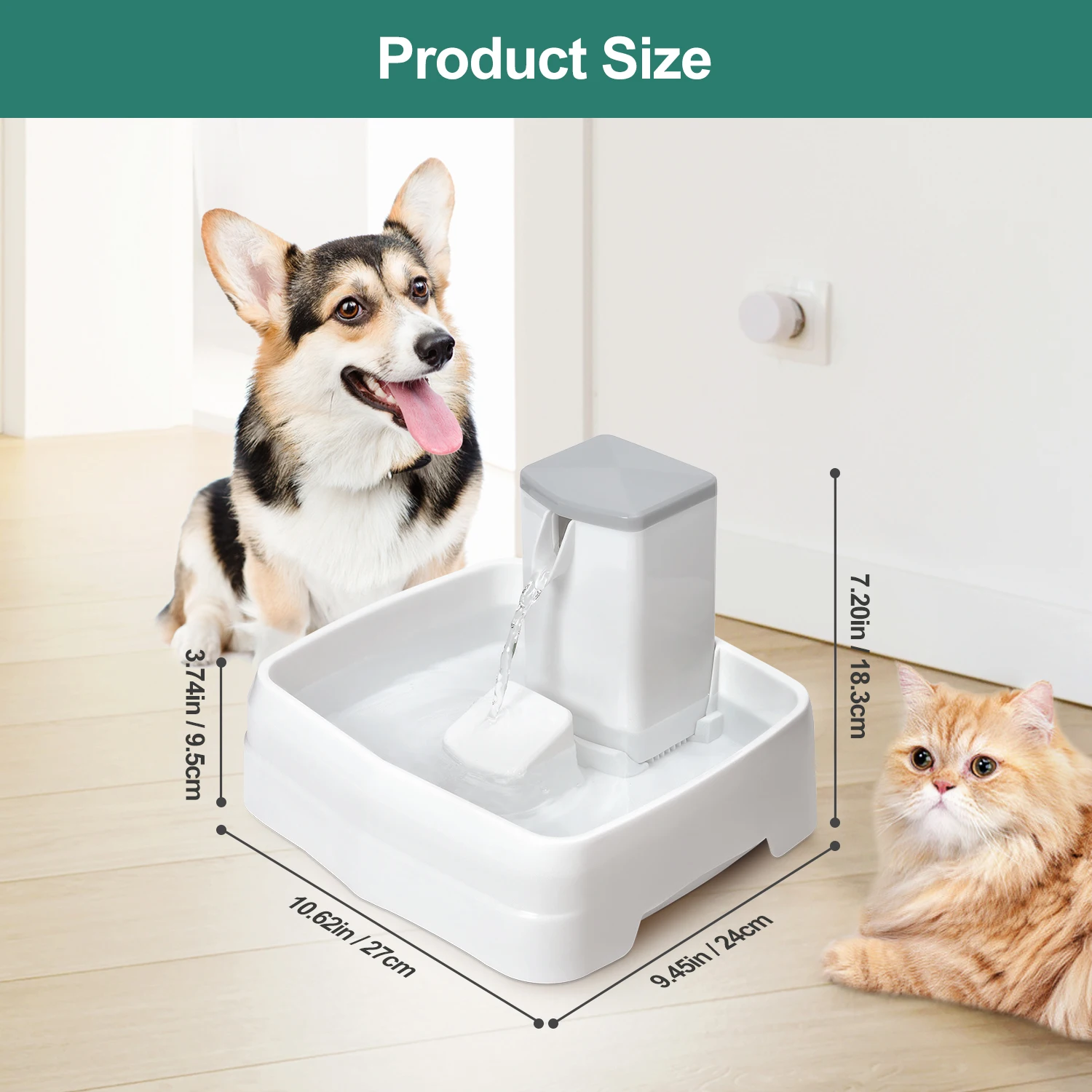 Cat Water Fountain Dog Drinking Bowl Pet USB Automatic Water Dispenser Super Quiet Drinker Auto Feeder
Cat Water Fountain Dog Drinking Bowl Pet USB Automatic Water Dispenser Super Quiet Drinker Auto Feeder