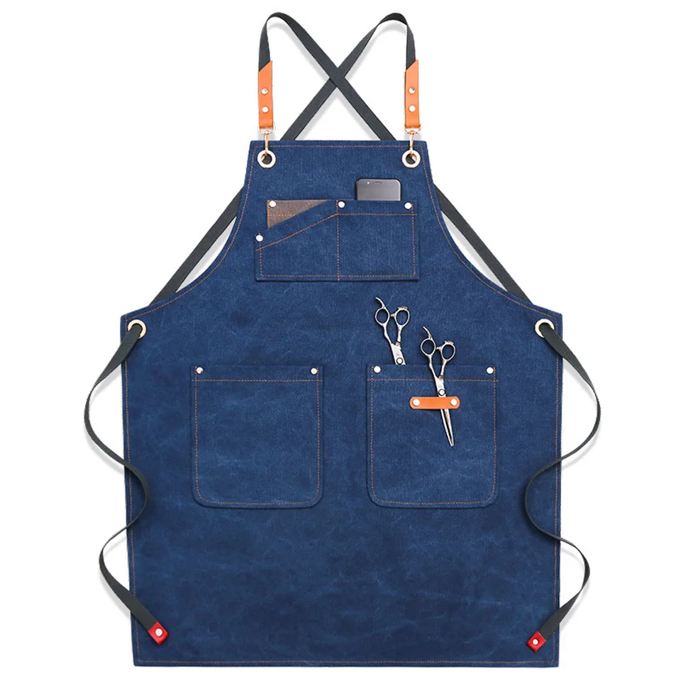 New Fashion Canvas Kitchen Aprons For Woman Men Chef Work Apron For Grill Restaurant Bar Shop Cafes Beauty Nails Studios Uniform
New Fashion Canvas Kitchen Aprons For Woman Men Chef Work Apron For Grill Restaurant Bar Shop Cafes Beauty Nails Studios Uniform