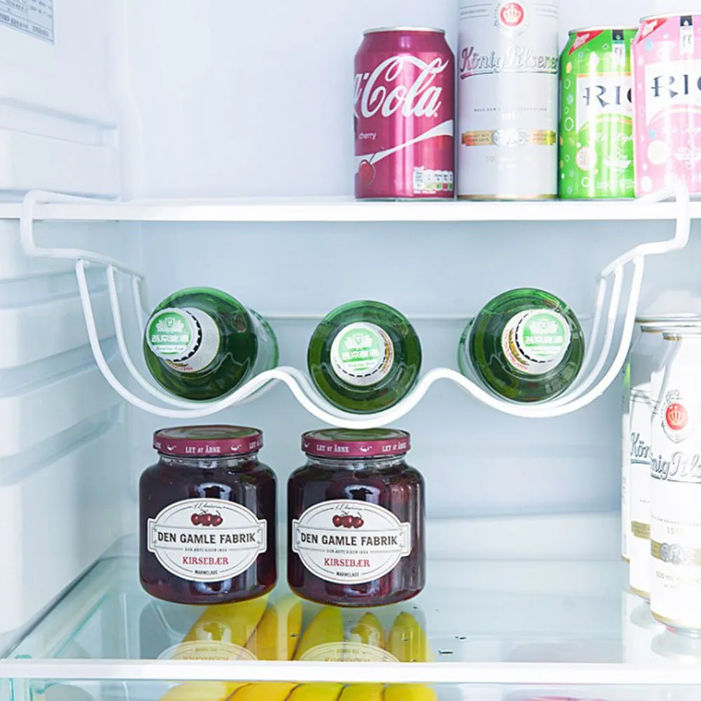Kitchen Refrigerator Rack Shelf Can Beer Wine Bottle Holder Rack Organizer Grape Wine Storage Fridge Organizer Shelves Durable 
Kitchen Refrigerator Rack Shelf Can Beer Wine Bottle Holder Rack Organizer Grape Wine Storage Fridge Organizer Shelves Durable