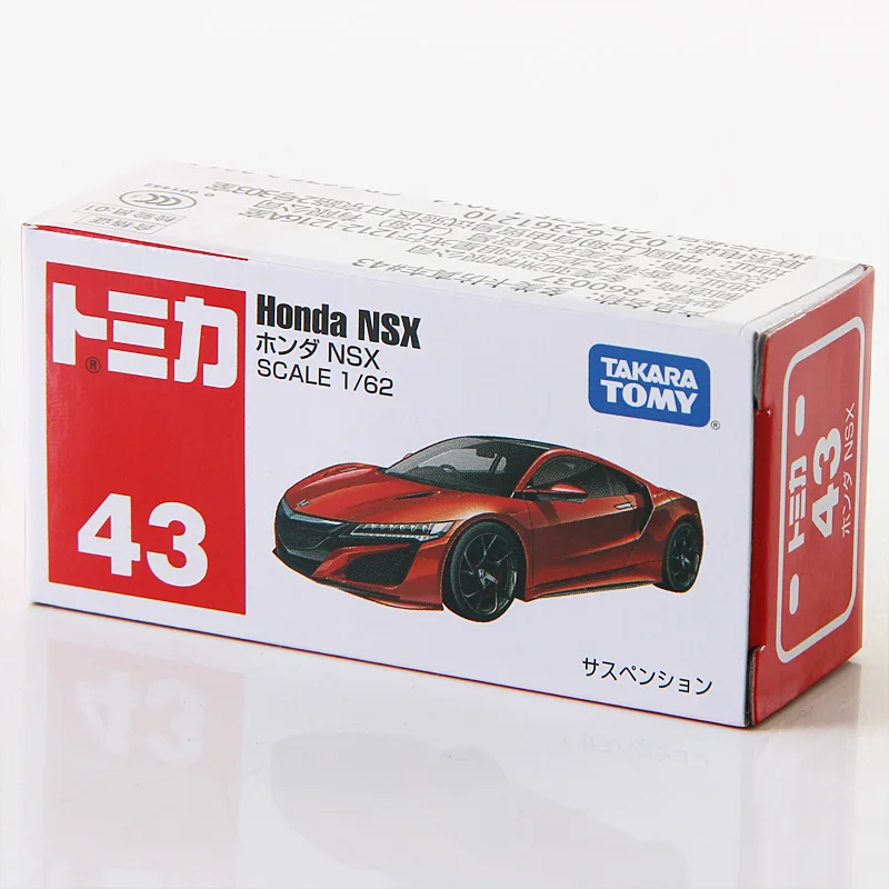Tomy Tomica 1/62 Simulation Alloy No.43 Honda Nsx Sports Car 860037 Model Cars Diecast Toys Collectible for Children Gifts
Tomy Tomica 1/62 Simulation Alloy No.43 Honda Nsx Sports Car 860037 Model Cars Diecast Toys Collectible for Children Gifts