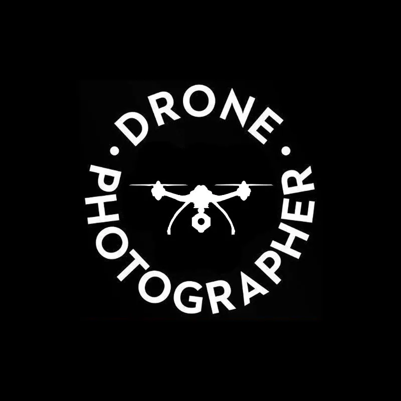 

Drone Photographer Funny Vinyl Decal Car Sticker Quadcopter UAV Black/Silver 13.2CM*13.2CM