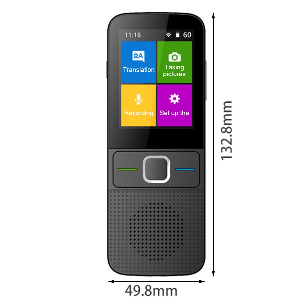 WiFi Language Translator Touch Screen Two-Way Offline Photo Translation Real-Time Voice Translator for 137 Languages
WiFi Language Translator Touch Screen Two-Way Offline Photo Translation Real-Time Voice Translator for 137 Languages