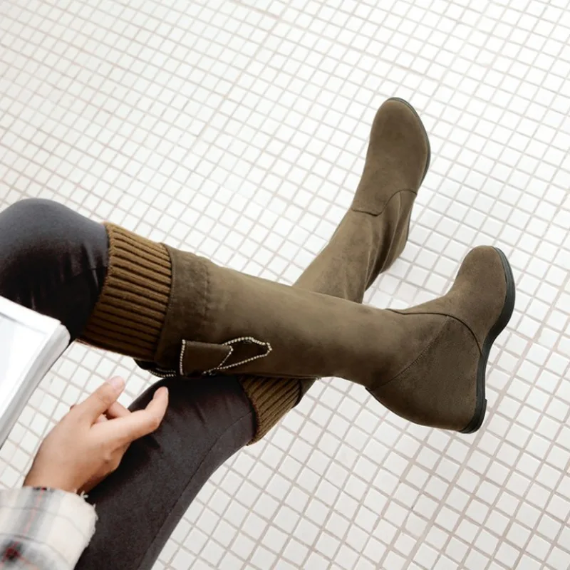 Women Boots 2021 New Winter Woman Shoes Over The Knee Female Fashion Round Toe Soft Height Increasing Fur Warm Ladies Work Botas
Women Boots 2021 New Winter Woman Shoes Over The Knee Female Fashion Round Toe Soft Height Increasing Fur Warm Ladies Work Botas