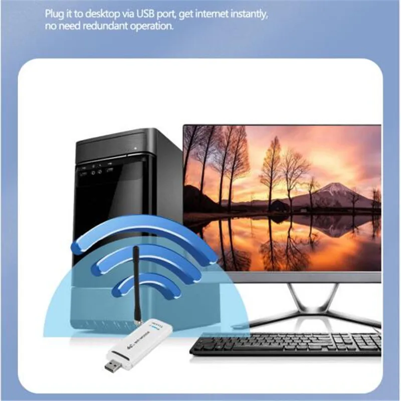 4G SIM-карта данных Wi-Fi модем LTE USB роутер + 1 Антенна разблокировка/беспроводной