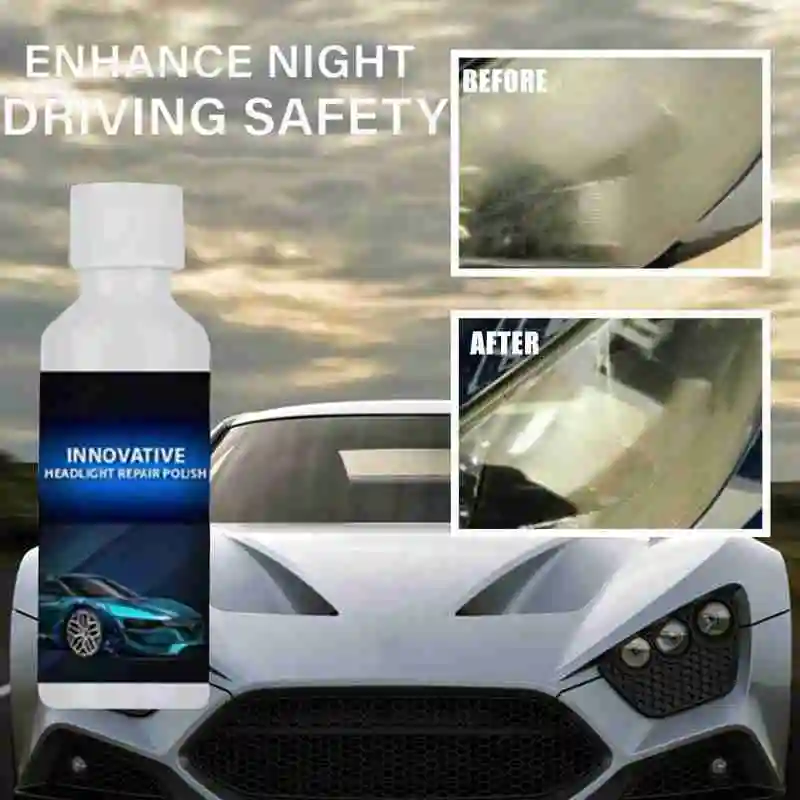 Car Headlight Repair Fluid Headlight Polish Headlight Repair Kit Refurbishment Liquid Car Headlight Restoration Kit 20ml
Car Headlight Repair Fluid Headlight Polish Headlight Repair Kit Refurbishment Liquid Car Headlight Restoration Kit 20ml