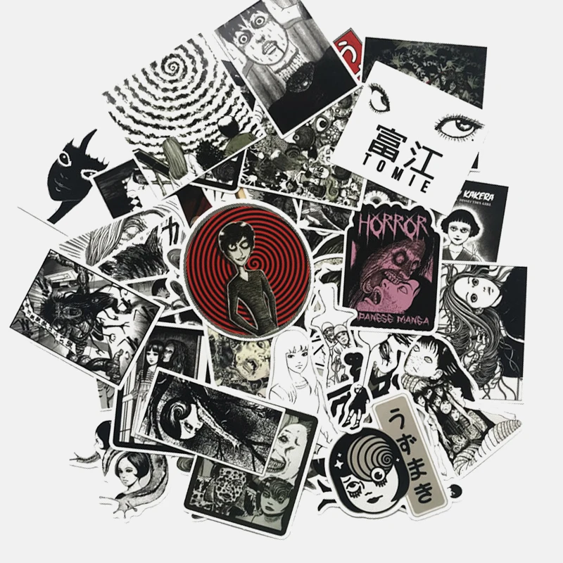 10/21/56Pcs Black and White Thriller Horror Style Horror Comic Fujiang Toy Sticker Luggage Trolley Laptop Sticker Doodle Sticke
10/21/56Pcs Black and White Thriller Horror Style Horror Comic Fujiang Toy Sticker Luggage Trolley Laptop Sticker Doodle Sticke