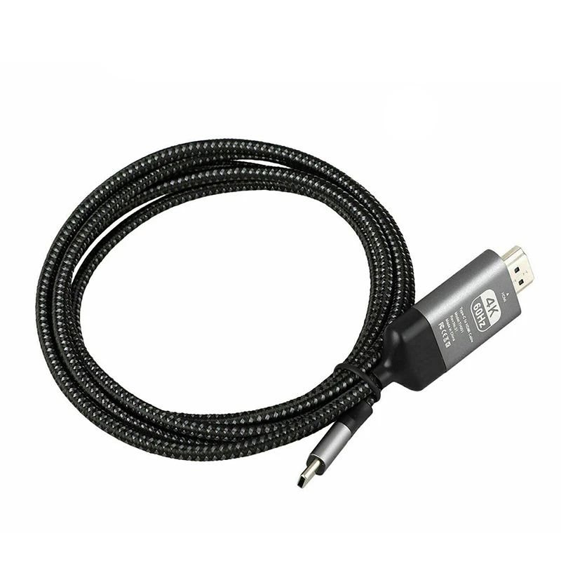 Type-C to HDMI HDTV Adapter Cable 4K 60Hz Portable for Mobile Phone Laptop Home Office B88
Type-C to HDMI HDTV Adapter Cable 4K 60Hz Portable for Mobile Phone Laptop Home Office B88