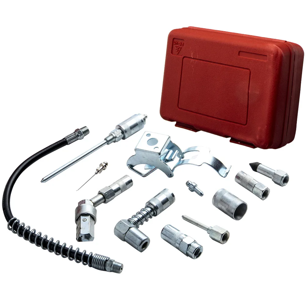 11 Pcs Set Multi-Function Lubrication Grease Gun and Lubrication Accessory Kit
11 Pcs Set Multi-Function Lubrication Grease Gun and Lubrication Accessory Kit