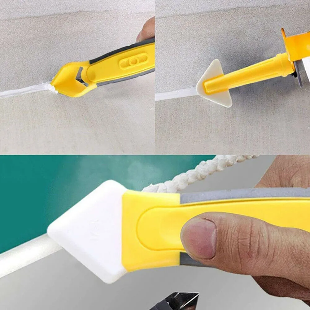 3 In1 Silicone Sealant Remover Tool Set Scraper Caulking Mould Removal Tools Hand Tools Yellow Finishing Tool
3 In1 Silicone Sealant Remover Tool Set Scraper Caulking Mould Removal Tools Hand Tools Yellow Finishing Tool