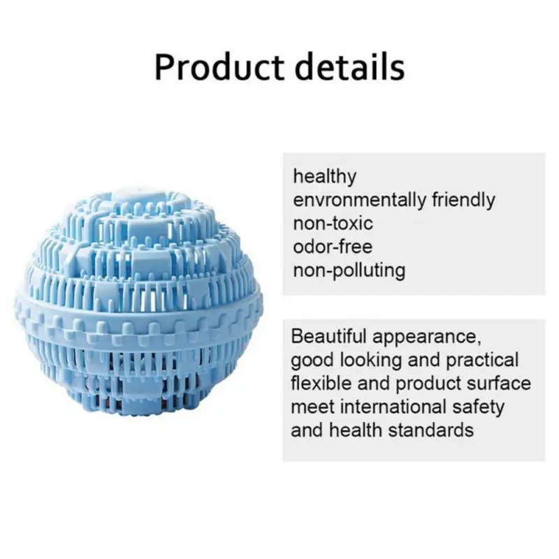 Reusable Laundry Cleaning Ball Magic Anti-winding Clothes Washing Products Machine Wash Anion Molecules Bathroom Lavanderia Home
Reusable Laundry Cleaning Ball Magic Anti-winding Clothes Washing Products Machine Wash Anion Molecules Bathroom Lavanderia Home