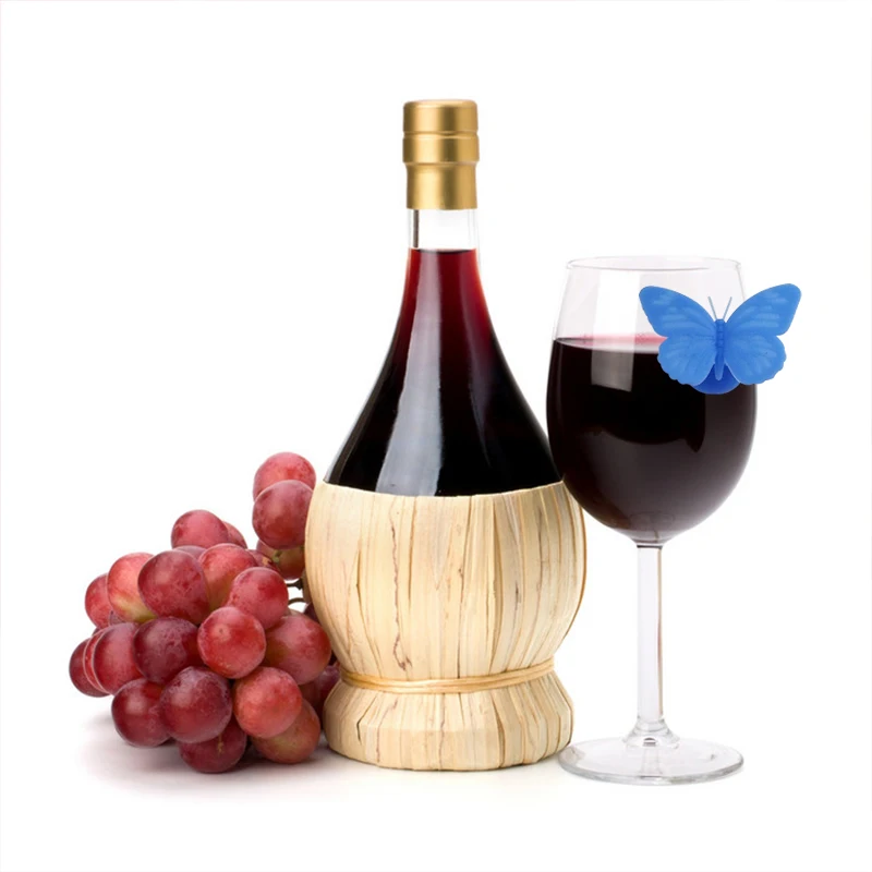 6pcs Wine Glass Marker Silicone Reusable Cute Charm Suction Butterfly Drink Charms Wine Identifier for Cocktails Drinking Cup
6pcs Wine Glass Marker Silicone Reusable Cute Charm Suction Butterfly Drink Charms Wine Identifier for Cocktails Drinking Cup