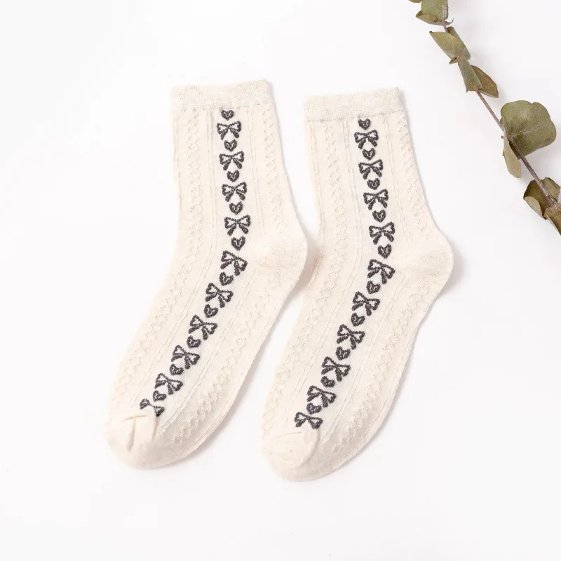 Cartoon Women Socks Bow Cotton Sock Lovely Ladies Comfortable Unisex High Casual Breathable Sox Girl Spring Autumn Trendy Sokken
Cartoon Women Socks Bow Cotton Sock Lovely Ladies Comfortable Unisex High Casual Breathable Sox Girl Spring Autumn Trendy Sokken