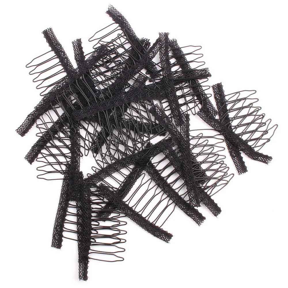 50-100Pcs/Lot Lace Hair Clips For Extensions Black 7 Teeth Wig Combs Black Wig Comb Clips For Wigs Strong Lace
50-100Pcs/Lot Lace Hair Clips For Extensions Black 7 Teeth Wig Combs Black Wig Comb Clips For Wigs Strong Lace