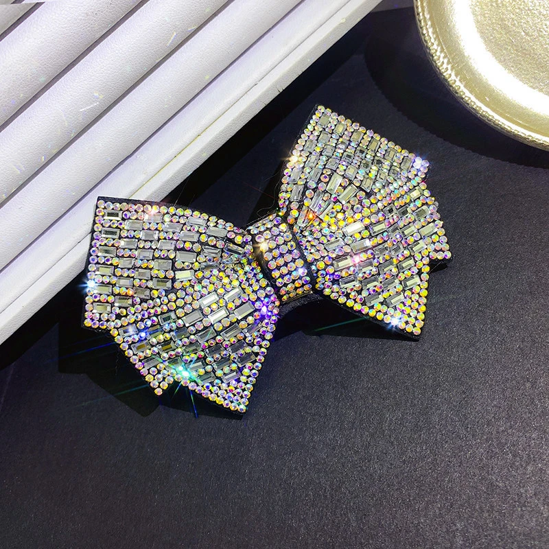 Fashion Luxury Jewelry Bow Hairpin Crystal Rhinestone Glass Headdress Hair Clips Pins Barrettes Hair Accessories for Women Girls
Fashion Luxury Jewelry Bow Hairpin Crystal Rhinestone Glass Headdress Hair Clips Pins Barrettes Hair Accessories for Women Girls