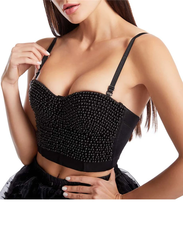 SLADUO New Summer Handmade beaded Sexy Umbilical Sling Top Ultra-short Fashion Nightclub Vest
SLADUO New Summer Handmade beaded Sexy Umbilical Sling Top Ultra-short Fashion Nightclub Vest