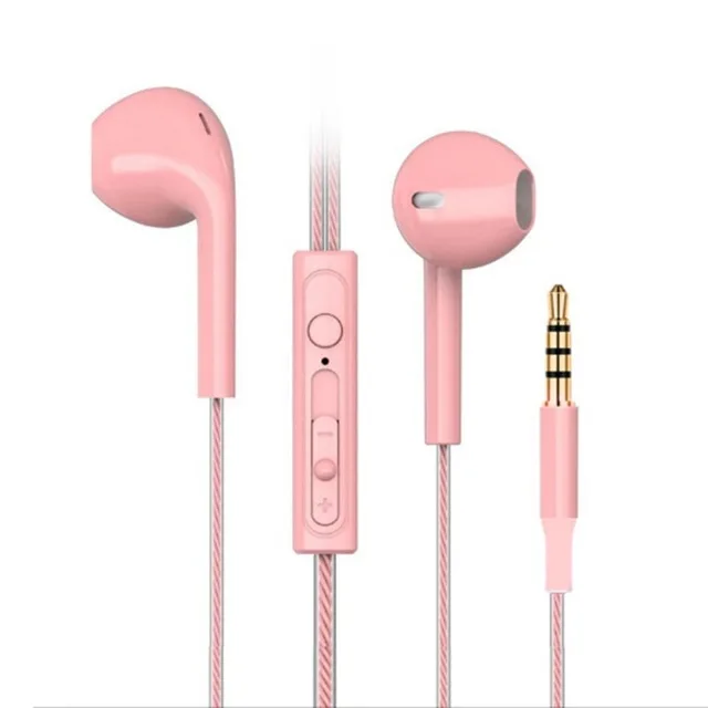 Проводные оригинальные наушники басовые стереонаушники Hi Fi звуковые для Samsung iphone