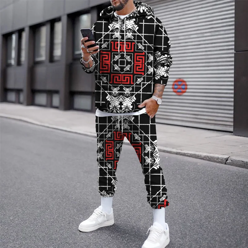 Autumn Winter Fashion Trend Men Tracksuit Men's Oversized Clothes Vintage 3d Printed Casual Hoodies Jogger Pants 2pc Set Suit
Autumn Winter Fashion Trend Men Tracksuit Men's Oversized Clothes Vintage 3d Printed Casual Hoodies Jogger Pants 2pc Set Suit