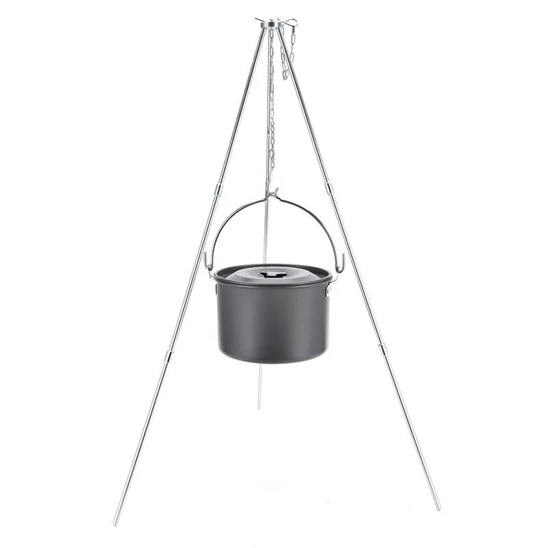 Camping Tripod For Fire Hanging Pot Outdoor Campfire Cookware Picnic Cooking Pot Grill Camping Equipment газовая горелка
Camping Tripod For Fire Hanging Pot Outdoor Campfire Cookware Picnic Cooking Pot Grill Camping Equipment газовая горелка