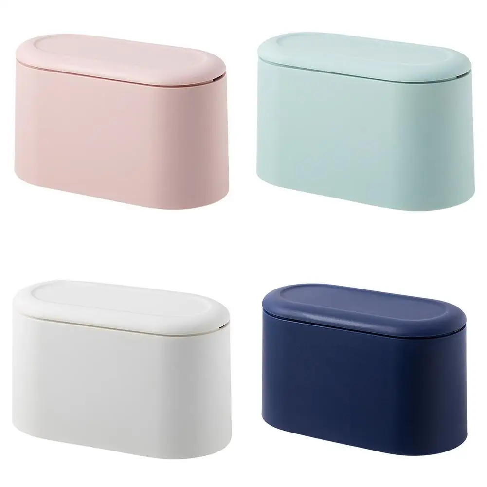 Mini Desktop Trash Can Automatic Pop-up Lid Ash Bin Durable Storage Bucket For Dressing Tables Home Office Table Garbage Bucket
Mini Desktop Trash Can Automatic Pop-up Lid Ash Bin Durable Storage Bucket For Dressing Tables Home Office Table Garbage Bucket