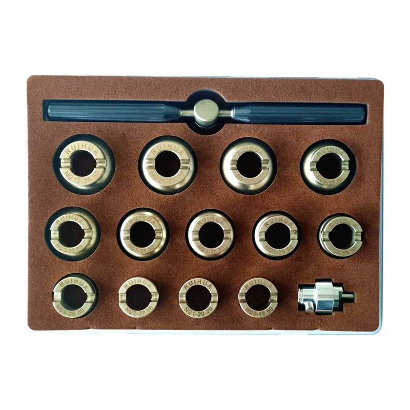 13Pcs Tool Watch Back Case Opener 18.5mm-36.5mm Size Types Professional Watch Repair Tools Set for Rolex
13Pcs Tool Watch Back Case Opener 18.5mm-36.5mm Size Types Professional Watch Repair Tools Set for Rolex