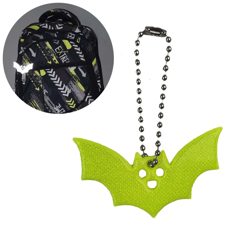Halloween bat style Small Sequin Glitter Keychains Reflective Safety Pendant Night Riding Walking Bike Gift
Halloween bat style Small Sequin Glitter Keychains Reflective Safety Pendant Night Riding Walking Bike Gift