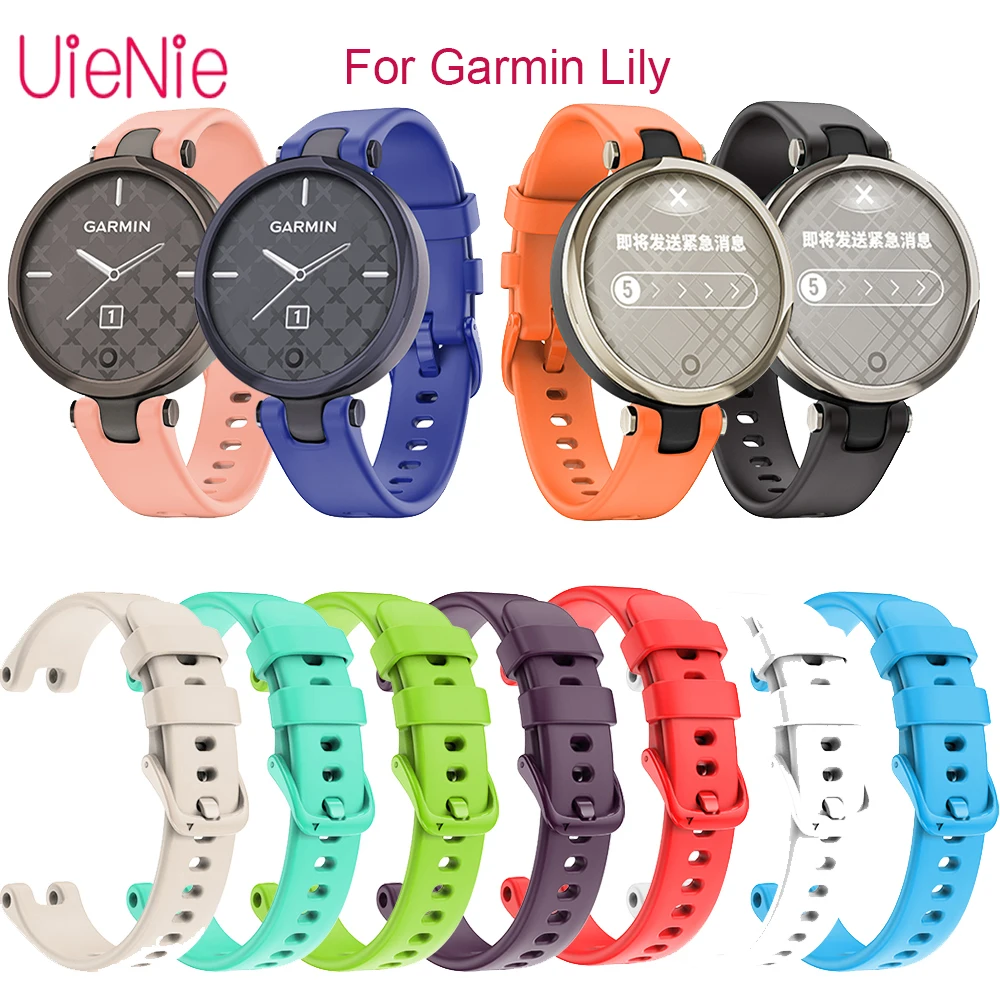 Мягкий силиконовый ремешок для наручных часов Garmin Lily, сменный ремешок для Garmin браслет с лилиями, ремешок для наручных часов
Мягкий силиконовый ремешок для наручных часов Garmin Lily, сменный ремешок для Garmin браслет с лилиями, ремешок для наручных часов