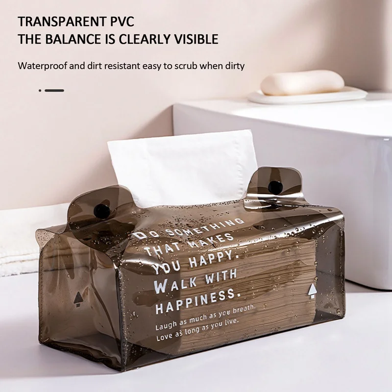 Rectangle PVC Clear Tissue Box Desktop Paper Holder Facial Tissue Dispenser Storage Napkin Case Organizer Home Ornament Craft
Rectangle PVC Clear Tissue Box Desktop Paper Holder Facial Tissue Dispenser Storage Napkin Case Organizer Home Ornament Craft