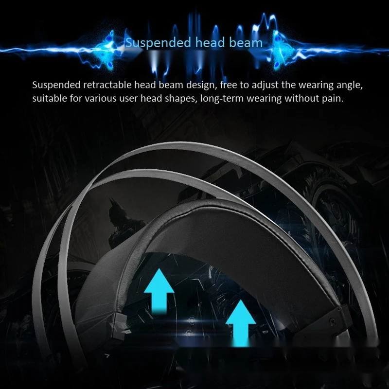 RGB Gaming Headset, Head-Mounted Stereo Computer Headset, Noise-Cancelling Headset with Microphone
RGB Gaming Headset, Head-Mounted Stereo Computer Headset, Noise-Cancelling Headset with Microphone