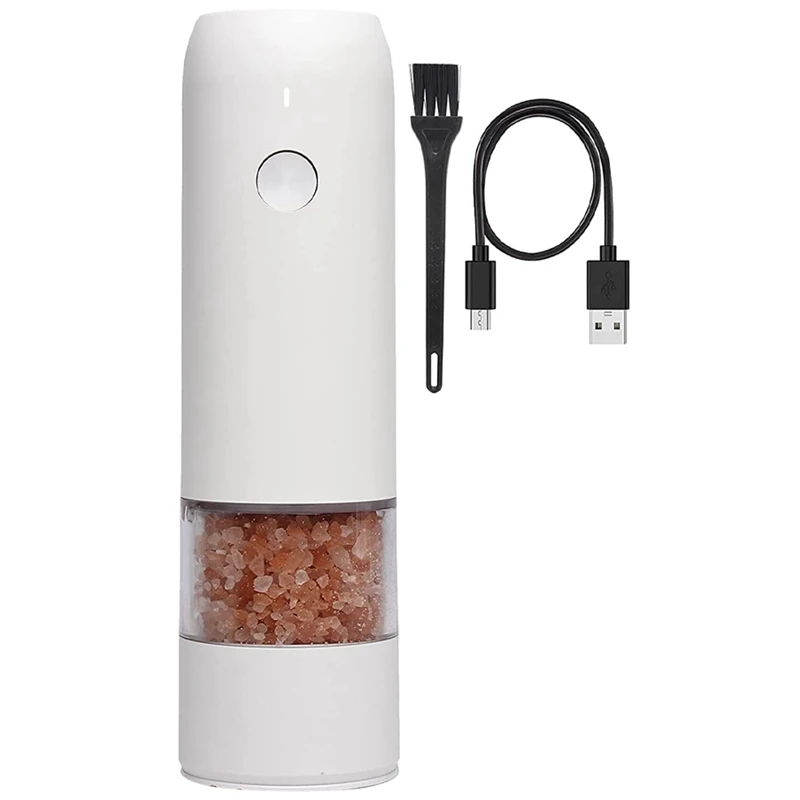 Rechargeable Electric Pepper Grinder, USB Power Supply, Adjustable Thickness, Automatic Operation with One Hand
Rechargeable Electric Pepper Grinder, USB Power Supply, Adjustable Thickness, Automatic Operation with One Hand