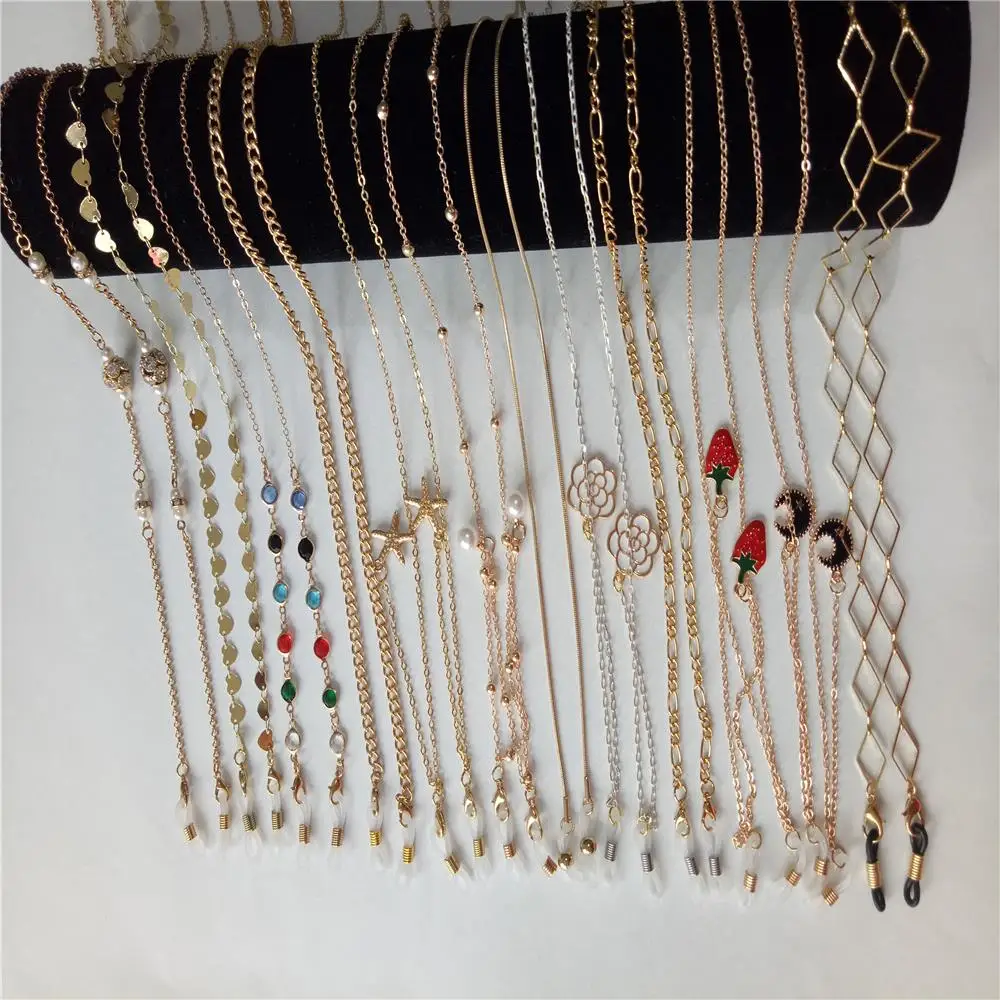 Fashion Pearl Glasses Chain Women Men Eyeglass Cord Sunglasses Cord Retainer Holder Eyewear Lanyard Neck Strap Rope
Fashion Pearl Glasses Chain Women Men Eyeglass Cord Sunglasses Cord Retainer Holder Eyewear Lanyard Neck Strap Rope