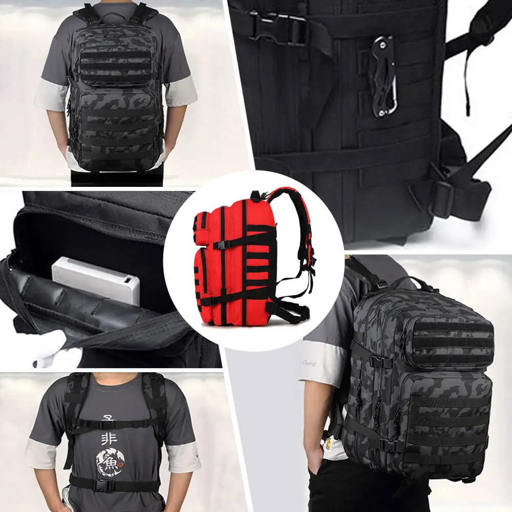 Baiyuheng Brand New Military Accessories Outdoor Waterproof Red Tactical Backpack Military Backpacks 
Baiyuheng Brand New Military Accessories Outdoor Waterproof Red Tactical Backpack Military Backpacks