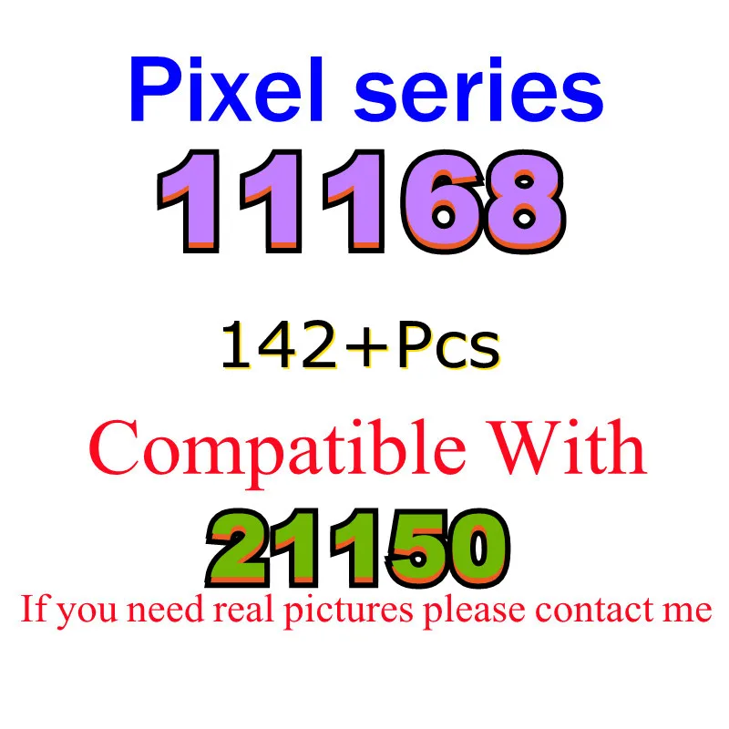 142Pcs 11168 Building Block Toy Pixel Series 21150 Assembled Building Block Children's Toy Gifts
142Pcs 11168 Building Block Toy Pixel Series 21150 Assembled Building Block Children's Toy Gifts