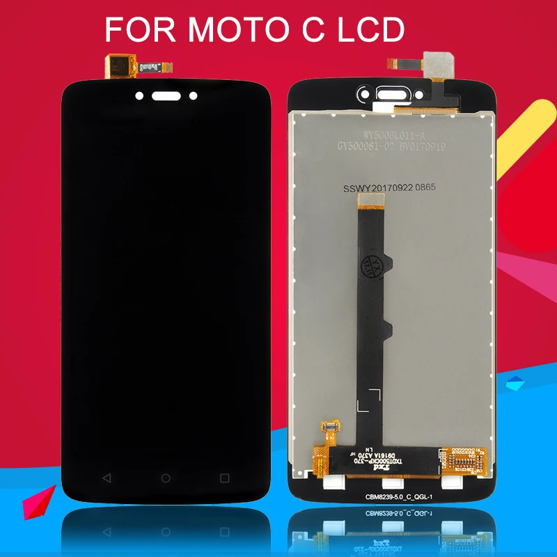 Dinamico 5 0 дюймов для MotoRola Moto C дисплей с сенсорной панелью XT1750 XT1755 XT1754 ЖК экран