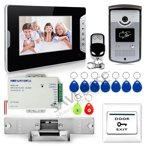 HOMSECUR Video Door Phone Doorbell 700TVL Camera Electric Strike Lock RFID Keyfobs Unlock
HOMSECUR Video Door Phone Doorbell 700TVL Camera Electric Strike Lock RFID Keyfobs Unlock