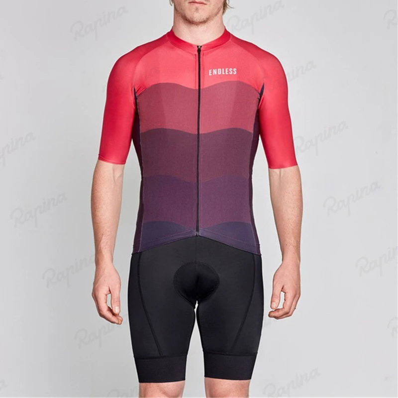 ENDLESS Men's cycling jersey short sleeve and bib shorts Ropa ciclismo hombre sweat and breathability pro cycle road bike set
ENDLESS Men's cycling jersey short sleeve and bib shorts Ropa ciclismo hombre sweat and breathability pro cycle road bike set