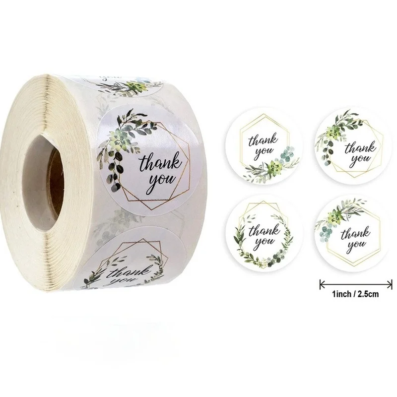Flowers Thank You Sticker Paper Labels Round Reward scrapbooking Stickers Wedding Party decor Envelope Seals Stickers Stationery 
Flowers Thank You Sticker Paper Labels Round Reward scrapbooking Stickers Wedding Party decor Envelope Seals Stickers Stationery