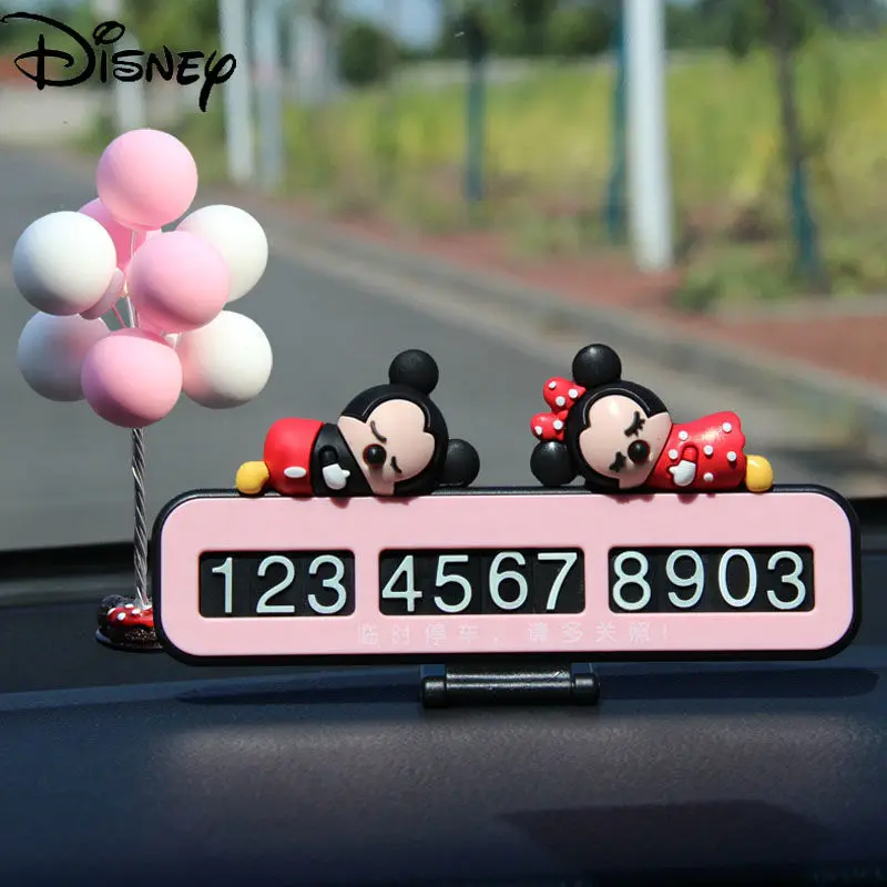 Disney Cartoon Mickey Mouse Minnie Cute Car Temporary Parking Number Plate Mobile Car Phone Sign
Disney Cartoon Mickey Mouse Minnie Cute Car Temporary Parking Number Plate Mobile Car Phone Sign